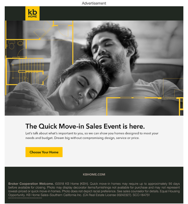 KB Home - The Quick Move-in Sales Event is here.