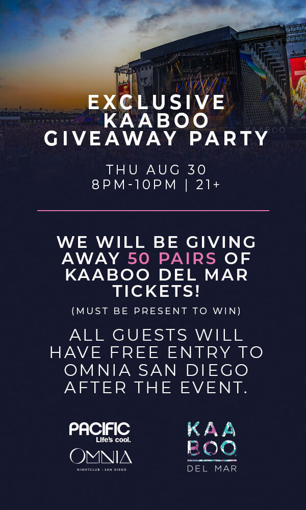 Exclusive Kaaboo Giveaway Party